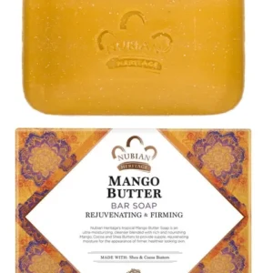 Nubian Heritage Mango Butter Soap with Shea & Cocoa Butter with Vitamin C - 5oz
